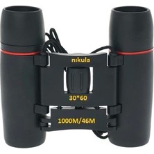 S'82 30X60 Cepte Taşımalı Kauçuk Kaplamalı Mini Dürbün-Siyah ( Lisinya )