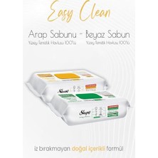 Kazan Hobi Easy Clean Yüzey Temizlik Havlusu 100'LÜ ve Arap Sabunu Katkılı 100'LÜ