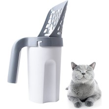 Kazan Hobi Tutuculu ve Torbalı Kedi Kumu Küreği