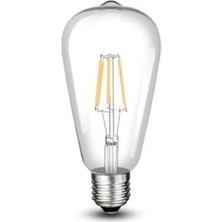 Kazan Hobi Ampul, CT-4353 8 W Armut Rustik E27 Günışığı