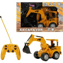 S'82 4490 Sun-Rst-Snc-R/c Iş Makinesi Ekskavatör F/f Işıklı 3.7V.USB
