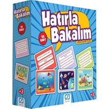 Kazan Hobi 3+ Yaş Için Renkli Eğitici Hafıza Oyunu Hatırla Bakalım