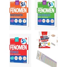 Fenomen Yayıncılık 5.sınıf 5A Matematik Fen Türkçe Soru Bankası 2027 Maarif Model+Telefon Tutucu+Maarif Defteri