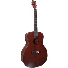 LongMoon 40GA Akustik Gitar Üstten Ses Delikli