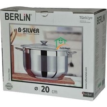Kazan Hobi Silver 20X10 cm Derin Çelik Tencere
