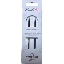 Knitpro Symfonie Senfoni 13 cm Misinasız Şiş Ucu 3.75 mm