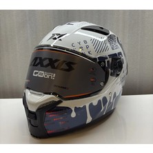 Axxis Axxıs Kask FF132 Fenıx Cyberpunk A7 Parlak