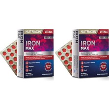 Kazan Hobi Demir, C Vitamini, Folik Asit ve B12 Içeren 30 Tablet Takviye, 2 Paket