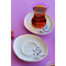Kazan Hobi Pebble Lila Çay Tabağı Takımı 13X11 cm 6 Parça PBL06CSPRS995