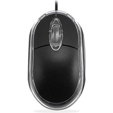 Kazan Hobi KM-6809 Mavi/siyah USB Optik Mouse, Işıklı