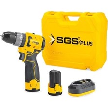 Kazan Hobi Sgs Akülü Darbeli Vidalama Seti 12 V (2 * 2.5 Ah) (Kömürsüz Motor) SGS5081