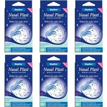 Kazan Hobi Nasal Plast Nefes Açıcı Bant, Normal Boy, 6 Paket (6 x 10 Adet)