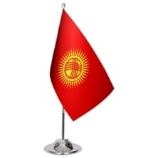 Kazan Hobi Yeni Kırgızistan Tekli Masa Bayrağı