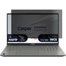 Kazan Hobi Casper Nirvana X750 15.6 Inç Için 9h Nano Cam Gizlilik Filtresi, Yandan Görüş Engelleyici ve Parlama Önleyici, 16:9