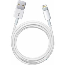 Kazan Hobi Apple iPhone 8/8 Plus Uyumlu 2 Metre Lightning Şarj ve Veri Kablosu, Beyaz