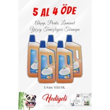 Kazan Hobi Ahşap 1000 ml Pamuk 5 4 Parke, Laminat Temizleyici Al Öde ve Rosie