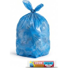 Kazan Hobi Eko Battal Boy Çöp Torbası 72 x 95 Cm, 10 Yaprak, Mavi