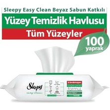 Kazan Hobi Easy Clean Beyaz Sabun Katkılı Yüzey Temizlik Havlusu 100