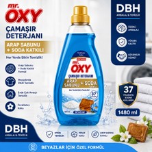 Mr.Oxy Oxy Sıvı Camasır Deterjanı Arap Sabunu+ Soda Beyazlar 1460 Ml*mavı*
