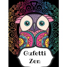 Kazan Hobi Gufetti Zen:, Bellissimi Gufi Con, 45 Disegni Di, Mandala Da Colorare