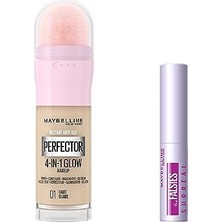 Kazan Hobi Instant Perfector Glow 4 Etki 1 Arada Fondöten ve Mini Tattoo Liner Gel Pencil Makyaj Seti
