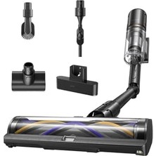 Kazan Hobi Süpürge; Z30 Slim Kablosuz Dikey, Güçlü Emiş Performansı, Akıllı Toz Algılama, LED Ekran, Çoklu Temizlik Modları, Ev ve Araç Kullanımı Için Şarjlı Süpürge