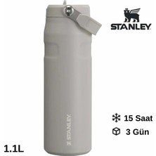 Stanley The Iceflow Flip Straw 2.0 Pipetli Termos 1,06L/36OZ Gri 10-12111-0265