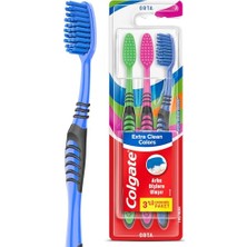 Kazan Hobi Extra Clean Colors Diş Fırçası, 2+1