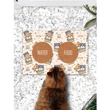 Kazan Hobi Kedi Köpek Mama Paspası ve Beslenme Altlığı, 45X70 cm