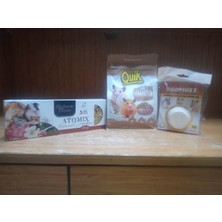 Quik Hamster Yemi+Kemirgen TAŞI+250 Gram Kemirgen Ödülü