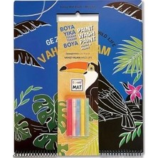 Akademi Çocuk Funny Mat Mini Set Vahşi Yaşam (Tebeşirli)