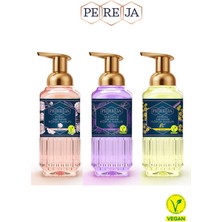 Pereja Köpük Sabun 3X500 ml Vegan | Pudra, Elegance, Mimoza
