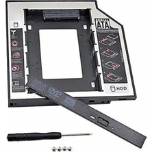 Kazan Hobi 12.7 mm HDD Caddy DVD SSD Sata Kutu, Laptop Için Ikinci Harddisk Kızağı - 4717