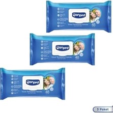 Kazan Hobi Vücut Temizleme Havlusu, 48'li x 3 Paket, 144 Yaprak