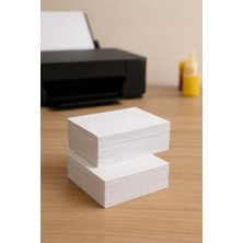 Kazan Hobi 250 G 1. Hamur Boş Davetiye Kartı 10X15 cm – Yazıcı Uyumlu Beyaz Kart – 100 Adet
