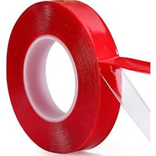 Kazan Hobi 2 Metre Çift Taraflı Şeffaf Silikon Güçlü Yapıştırıcı Nano Bant, 1