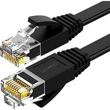 Kazan Hobi Cat6 Düz Ethernet Kablosu, 2 Metre, Siyah