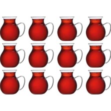 Kazan Hobi Keyfi Ala Borosilikat Cam Çay Bardağı Seti, 200 Ml, 6'lı, Termisil Kupa, Şık ve Dayanıklı (12)