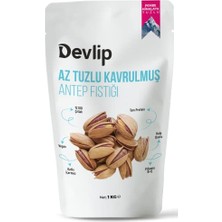 Kazan Hobi Pembe Himalaya Az Tuzlu Kavrulmuş Antep Fıstığı; 1 Kg, Kilitli (Aç-Kapa) Ambalaj, Vegan, %100 Çıtlak