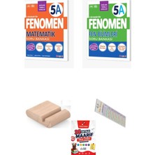 Fenomen Yayıncılık 5.sınıf 5A Matematik- Fen Bilgisi Soru Bankası 2027 Maarif Model+Telefon Tutucu+Maarif Defteri