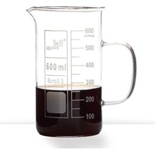 Kazan Hobi Kulplu Uzun Form Beher, 600 ml