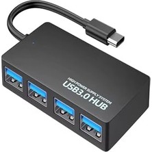 Kazan Hobi USB Type C Hub 4 Port 3.0 USB Çoklayıcı, Type-C USB 3.0 Çoklayıcı