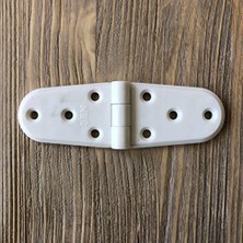 Kazan Hobi Plastik Oval Menteşe Beyaz, 11 Cm, (2 Adet)