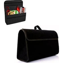 Kazan Hobi Premium Kalın Araç Bagaj Düzenleyici Çanta Organizer – 50 x 24 x 17 cm