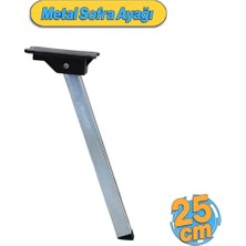 Kazan Hobi 25 cm Metal Plastik Siyah Katlanır Sofra Ayağı Taban Yer Sofrası Sini Altı Mobilya Ayak Sehpa Masa