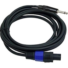 For Line Spekon - 6.3 mm Mono Erkek 3 Metre Hoparlör Kablosu