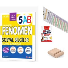 Fenomen Yayıncılık 5.sınıf 5 Ab Sosyal Bilgiler Soru Bankası 2027 Maarif Model+Telefon Tutucu+Maarif Defteri