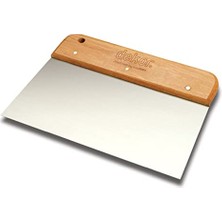 Kazan Hobi Dekor Geniş Ispatula, Ahşap Saplı Spatula 22 cm