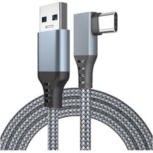 Kazan Hobi Vr5 Usb3.2 Oculus Quest 3/2/1, Pico 4 ve Pc/steam Vr Uyumlu, 5gbps Yüksek Hızlı Veri Aktarım Kablosu, 5 Metre