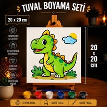 Mervin Store Çocuk & Yetişkin Tuval Boyama Seti - Çocuk Gelişim, Tuval Seti (Boya ve Fırça)